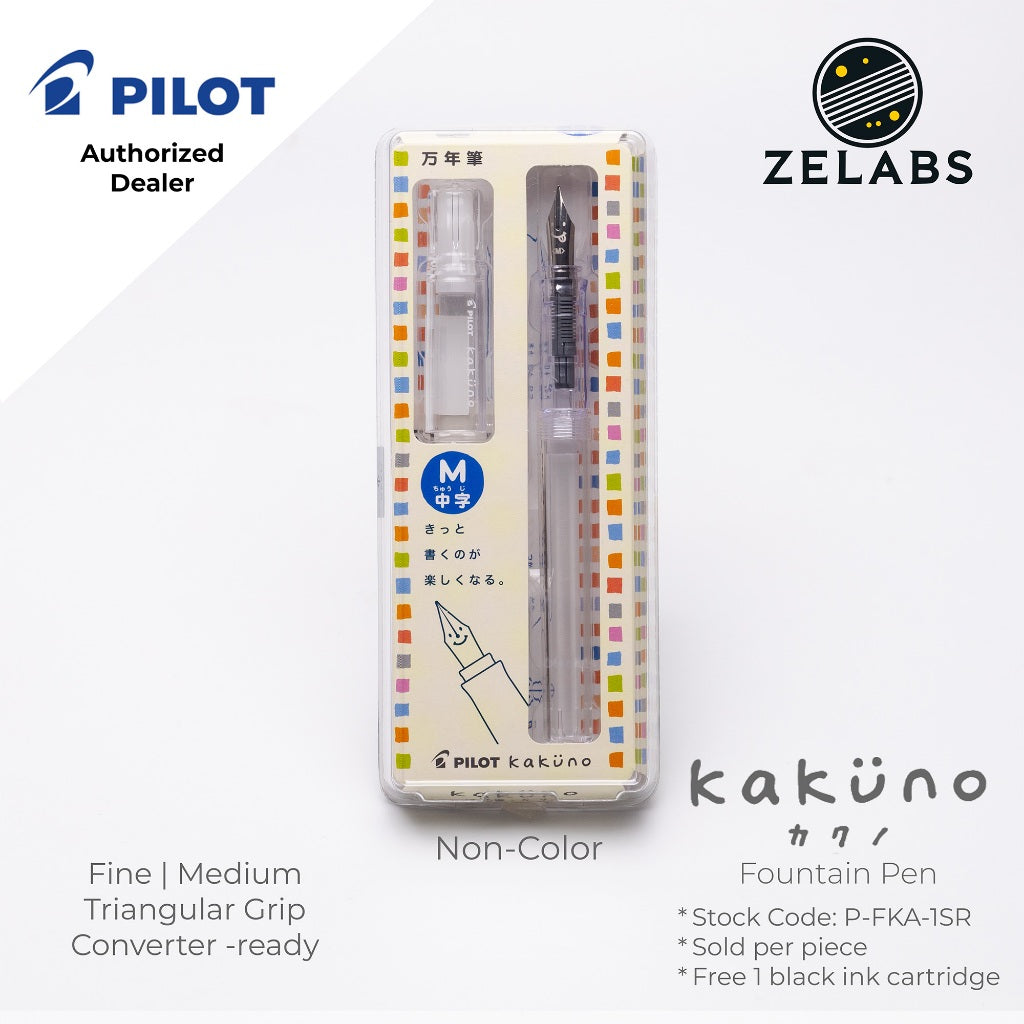 Pilot Kakuno Fountain Pen - P-FKA-1SR - Fine | Medium