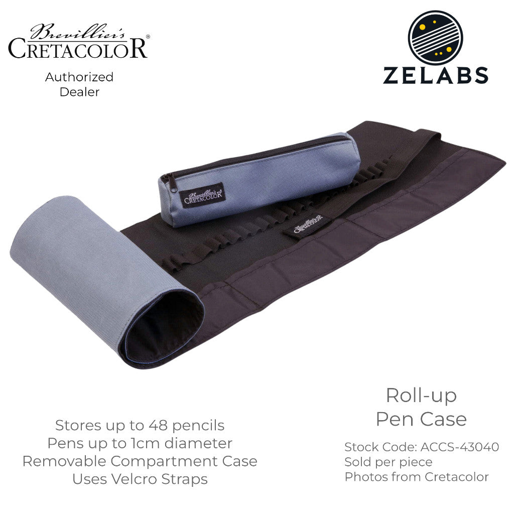Cretacolor 430-40 Roll-up Case with Compartment Case (48 pencils) - ACCS-43040