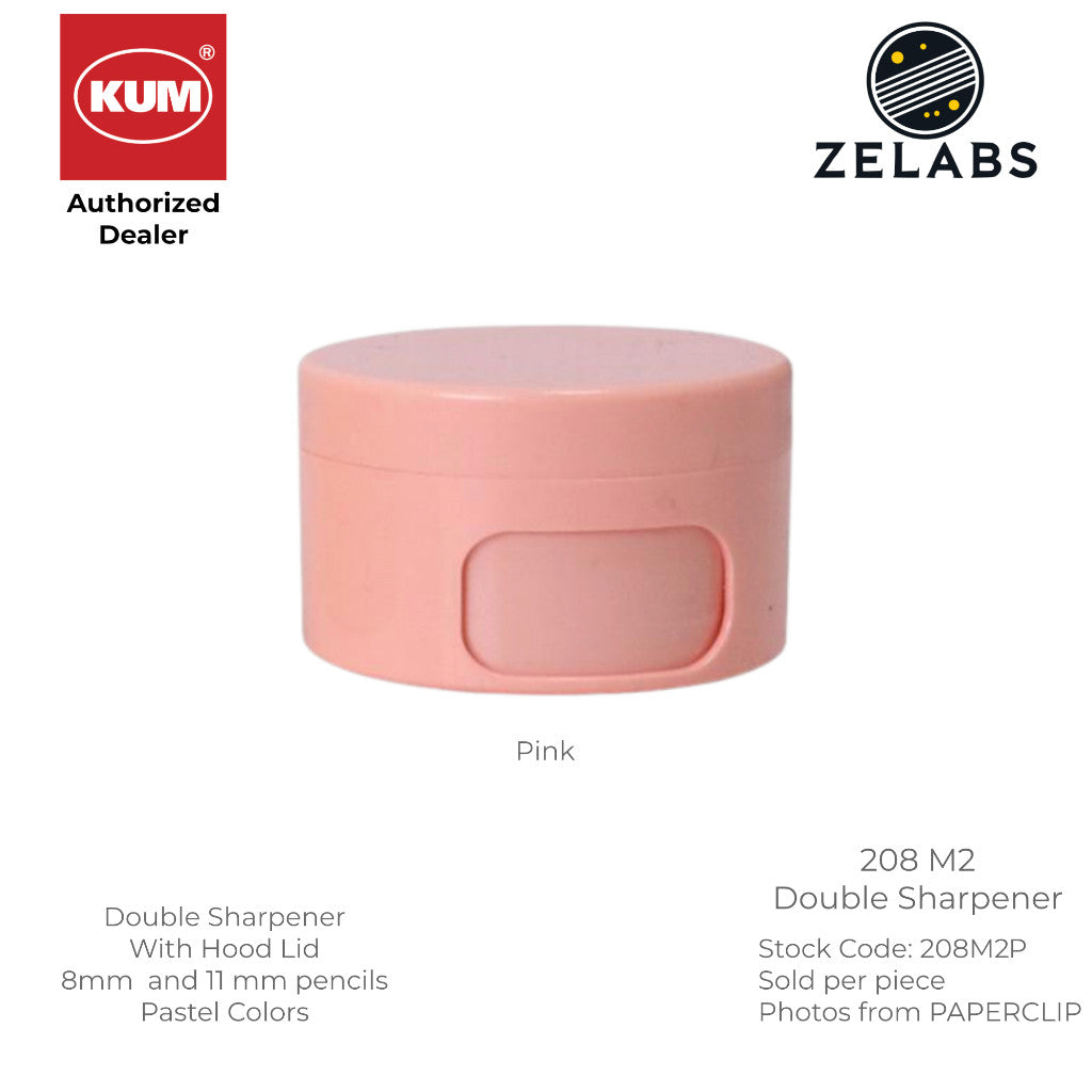 Kum Double Sharpener 208 M2 - Pastel Colors - 8mm | 11mm