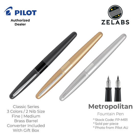 Pilot Metropolitan Fountain Pen - Classic Series - FP-MR1 - Fine | Medium