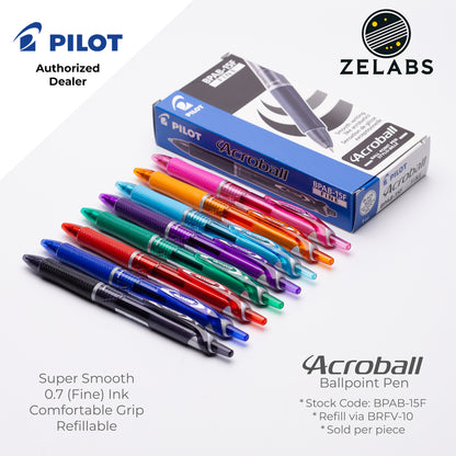 Pilot Acroball 150 Fine Ballpoint Pen - BPAB-15F - 0.7mm