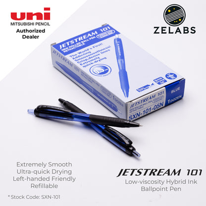 Uni Jetstream 101 Retractable Ballpoint Pen - SXN-101 - 0.5mm / 0.7mm