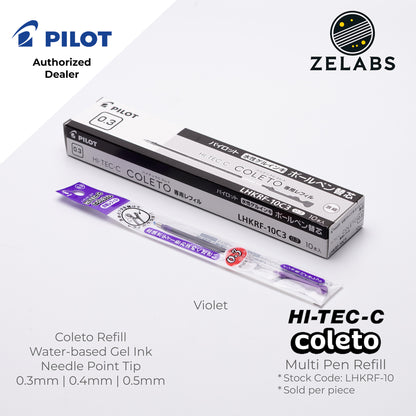 Pilot Hi-Tec-C Coleto Gel Multi-pen / Multifunction Refill - LHKRF-10 - 0.3mm | 0.4mm | 0.5mm