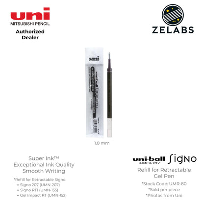 Uni Uni-Ball UMR-8 Signo Retractable Gel Pen Refills - UMR-83 | UMR-85N | UMR-87 | UMR-80
