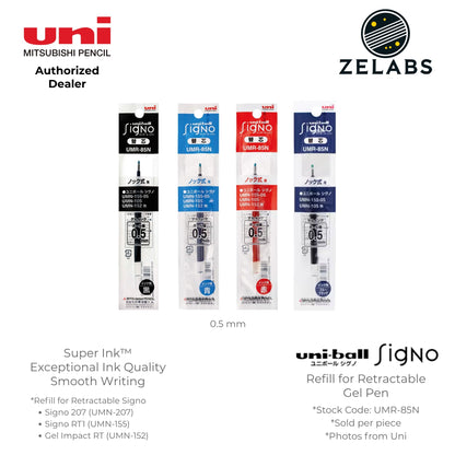 Uni Uni-Ball UMR-8 Signo Retractable Gel Pen Refills - UMR-83 | UMR-85N | UMR-87 | UMR-80