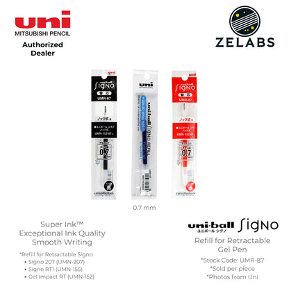 Uni Uni-Ball UMR-8 Signo Retractable Gel Pen Refills - UMR-83 | UMR-85N | UMR-87 | UMR-80
