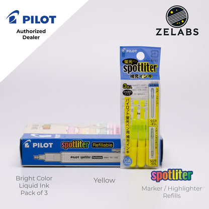 Pilot Spotliter Highlighter / Marker Refill - SGRF-12SL - Pack of 3s