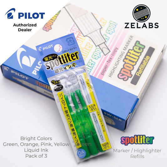 Pilot Spotliter Highlighter / Marker Refill - SGRF-12SL - Pack of 3s