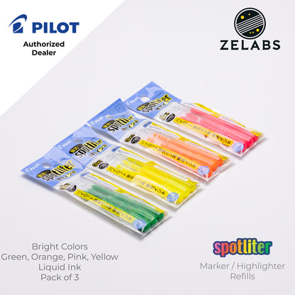 Pilot Spotliter Highlighter / Marker Refill - SGRF-12SL - Pack of 3s