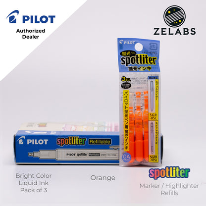 Pilot Spotliter Highlighter / Marker Refill - SGRF-12SL - Pack of 3s