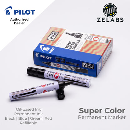 Pilot Super Color Permanent Marker - SC-F | SC-B - Fine | Broad