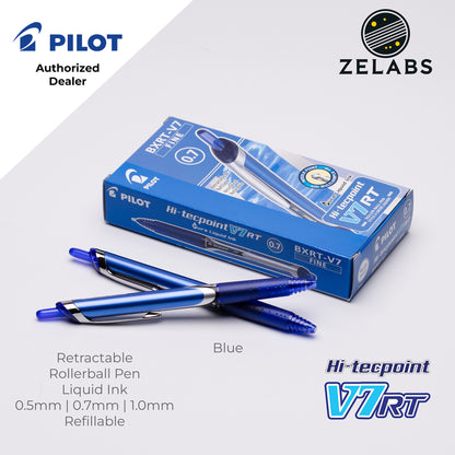 Pilot Hi-Tecpoint Retractable Roller ball Pen - BXRT V5 V7 V10 - 0.5mm | 0.7mm | 1.0mm