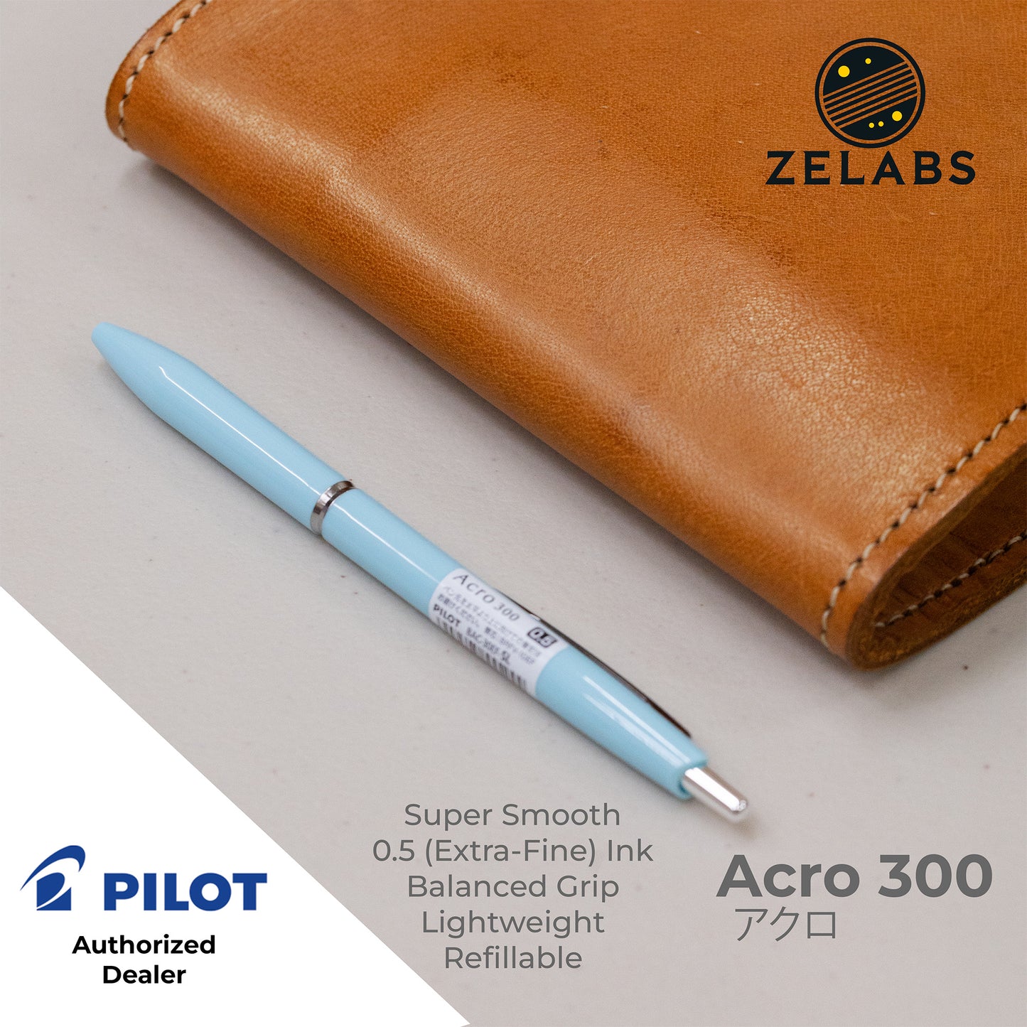 Pilot Acro 300 Extra Fine Ballpoint Pen - BAC-30EF - 0.5mm