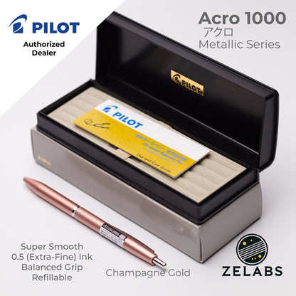 Pilot Acro 1000 Extra Fine Ballpoint Pen - BAC-1SEF - 0.5mm