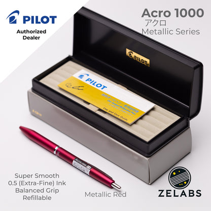 Pilot Acro 1000 Extra Fine Ballpoint Pen - BAC-1SEF - 0.5mm