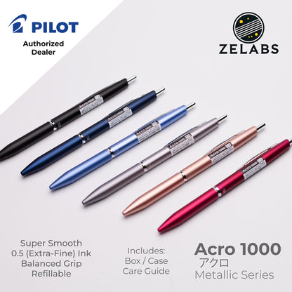 Pilot Acro 1000 Extra Fine Ballpoint Pen - BAC-1SEF - 0.5mm