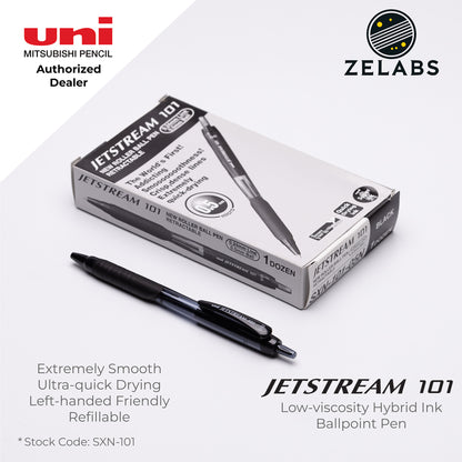 Uni Jetstream 101 Retractable Ballpoint Pen - SXN-101 - 0.5mm / 0.7mm