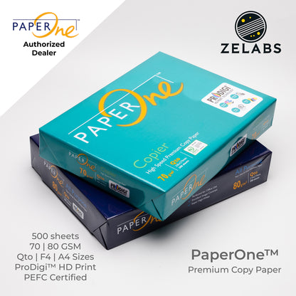 PaperOne Office Paper Copy Paper Copier / All Purpose - Short | F4 | A4 - 70 GSM | 80 GSM | 100 GSM