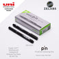 Uni Pin Fineliner Drawing Pen (Felt Tip) - PIN-200 - 0.03mm to 1.2mm