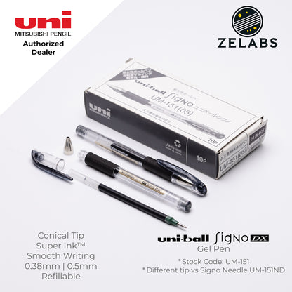 Uni Uni-Ball Signo DX Gel Pen - UM-151 - 0.38mm / 0.5mm