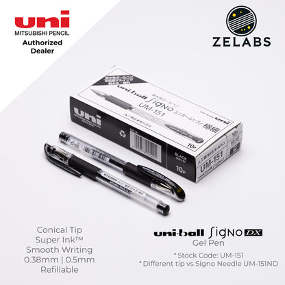 Uni Uni-Ball Signo DX Gel Pen - UM-151 - 0.38mm / 0.5mm