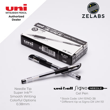 Uni Uni-Ball Signo Needle Gel Pen - UM-151ND - 0.38mm