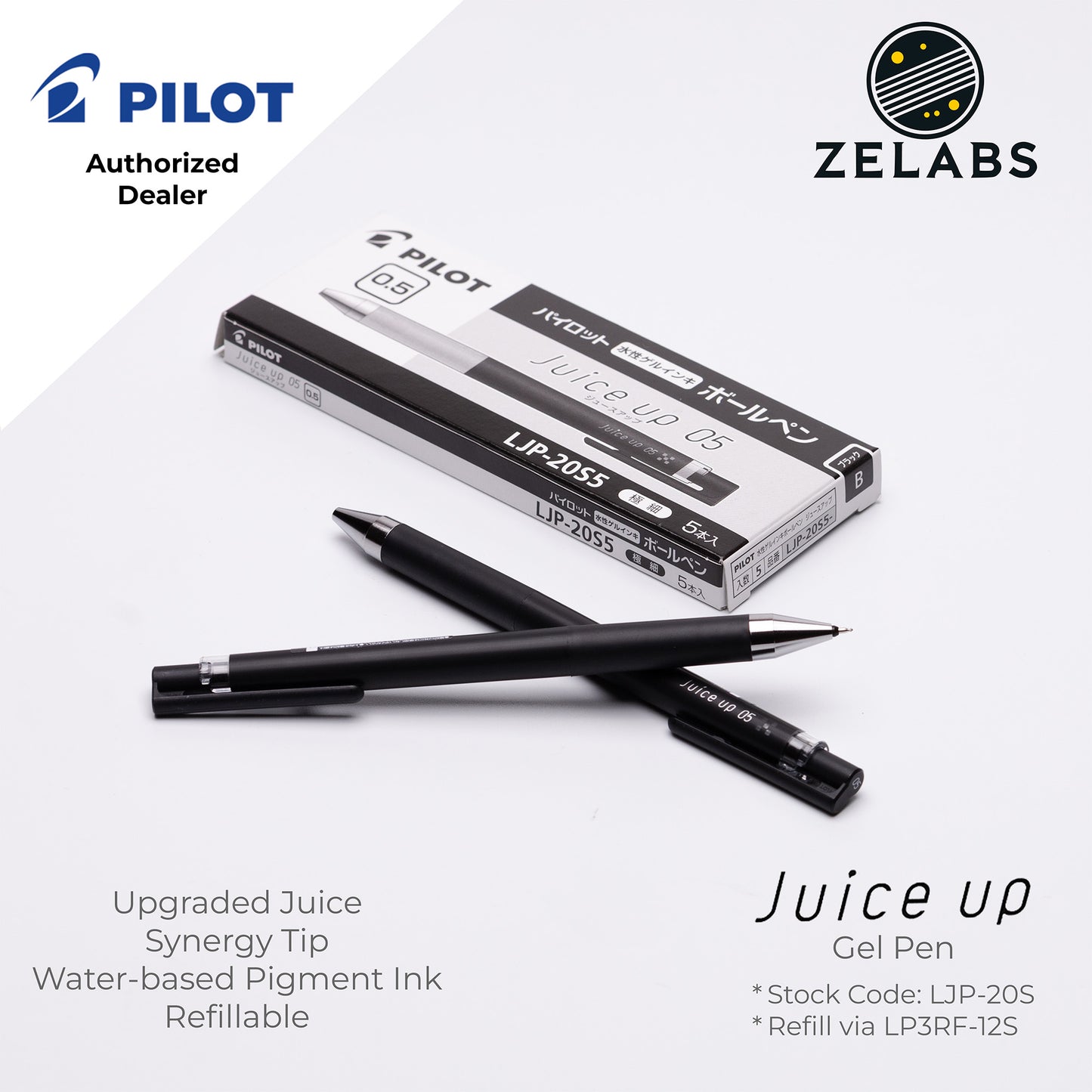 Pilot Juice Up Retractable Gel Pen - LJP-20S - 0.3mm | 0.4mm | 0.5mm