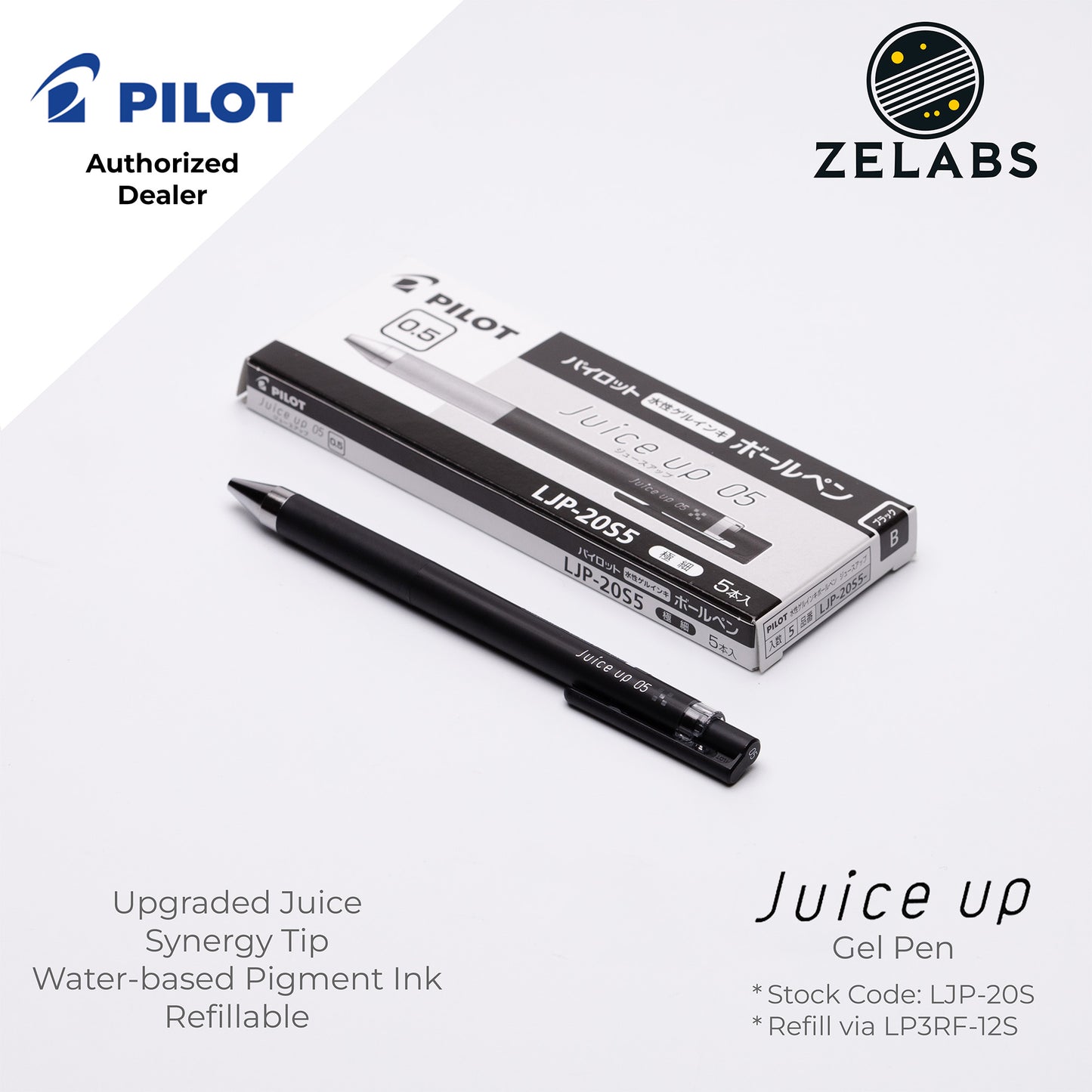 Pilot Juice Up Retractable Gel Pen - LJP-20S - 0.3mm | 0.4mm | 0.5mm