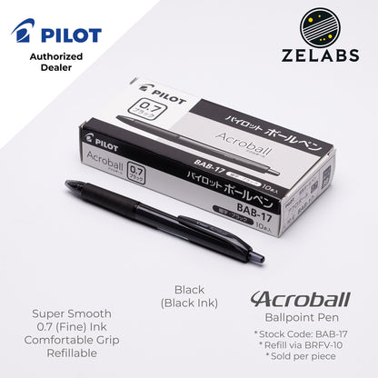 Pilot Acroball Fine Ballpoint Pen - BAB-17 - 0.7mm