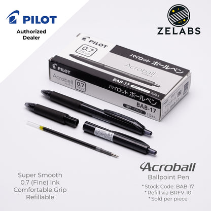 Pilot Acroball Fine Ballpoint Pen - BAB-17 - 0.7mm