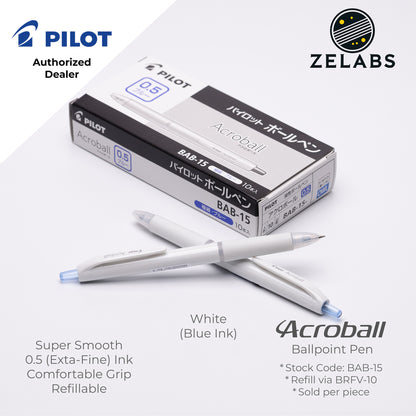 Pilot Acroball Extra Fine Ballpoint Pen - BAB-15 - 0.5mm