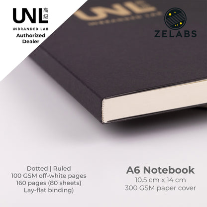 Unbranded Lab Minimalist A6 Notebook / Planner / Bullet Journal - Dotted / Ruled