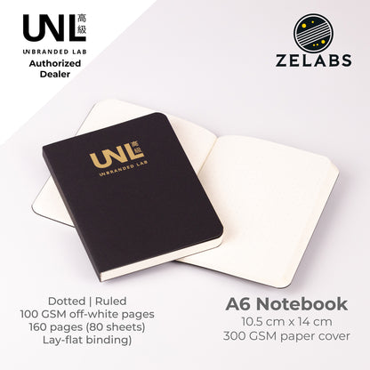 Unbranded Lab Minimalist A6 Notebook / Planner / Bullet Journal - Dotted / Ruled