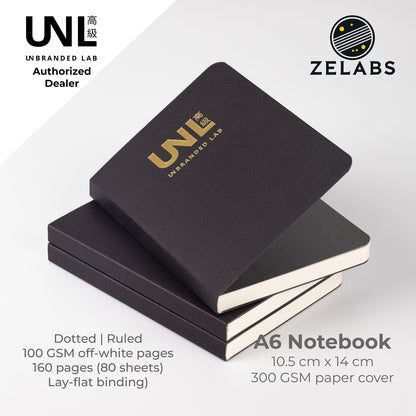 Unbranded Lab Minimalist A6 Notebook / Planner / Bullet Journal - Dotted / Ruled