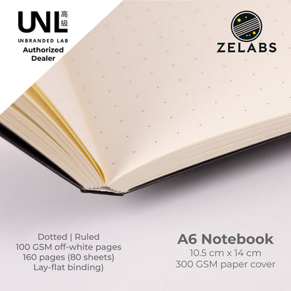 Unbranded Lab Minimalist A6 Notebook / Planner / Bullet Journal - Dotted / Ruled