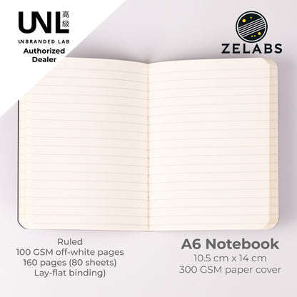Unbranded Lab Minimalist A6 Notebook / Planner / Bullet Journal - Dotted / Ruled