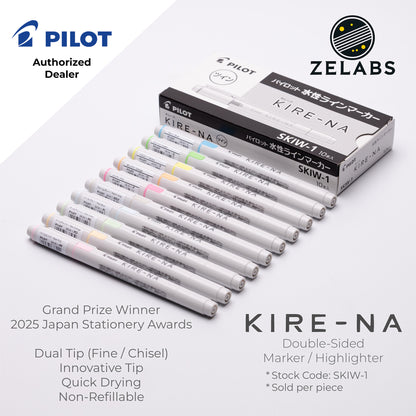 Pilot Kire-Na Double-Sided Highlighter 5-Color Set - SKIW-1-5C