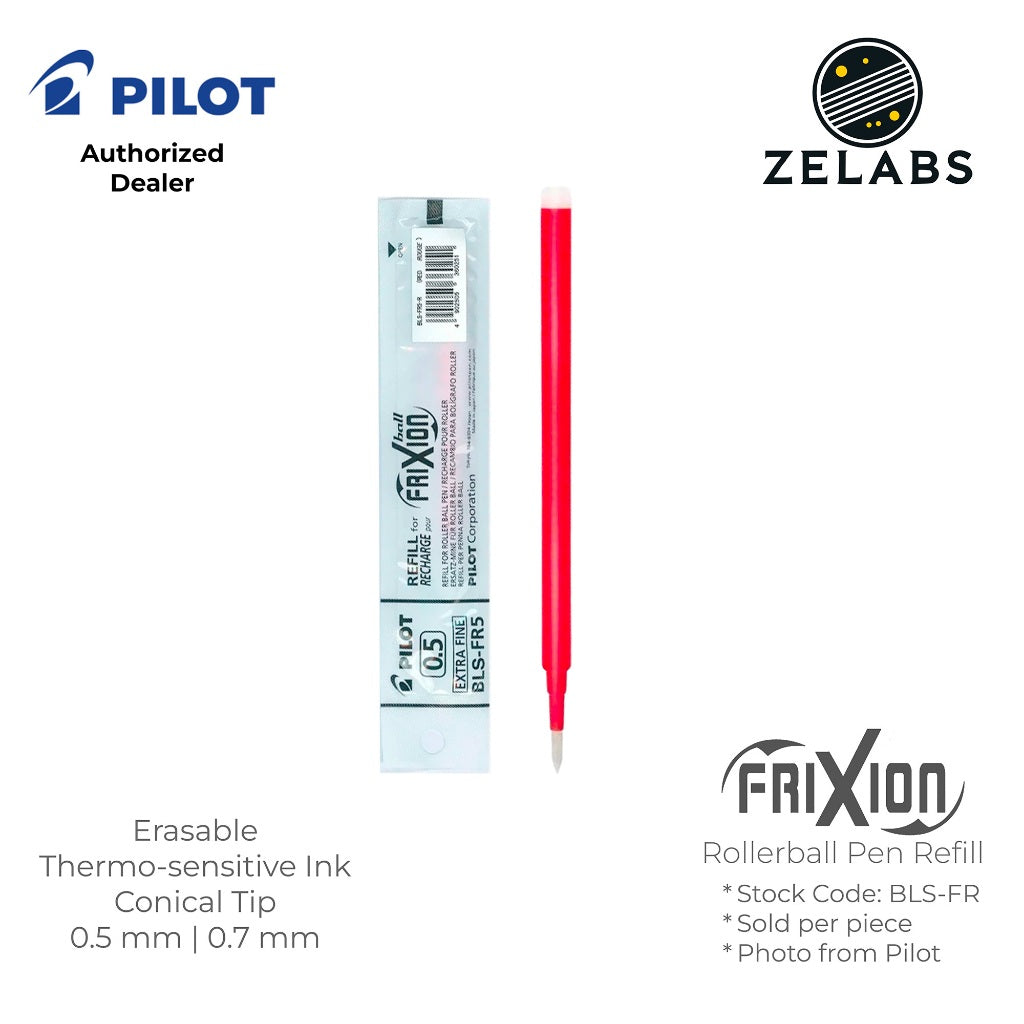 Pilot Frixion Ball and Clicker Erasable Rollerball Refill - BLS-FR5 | BLS-FR7 - 0.5mm | 0.7mm