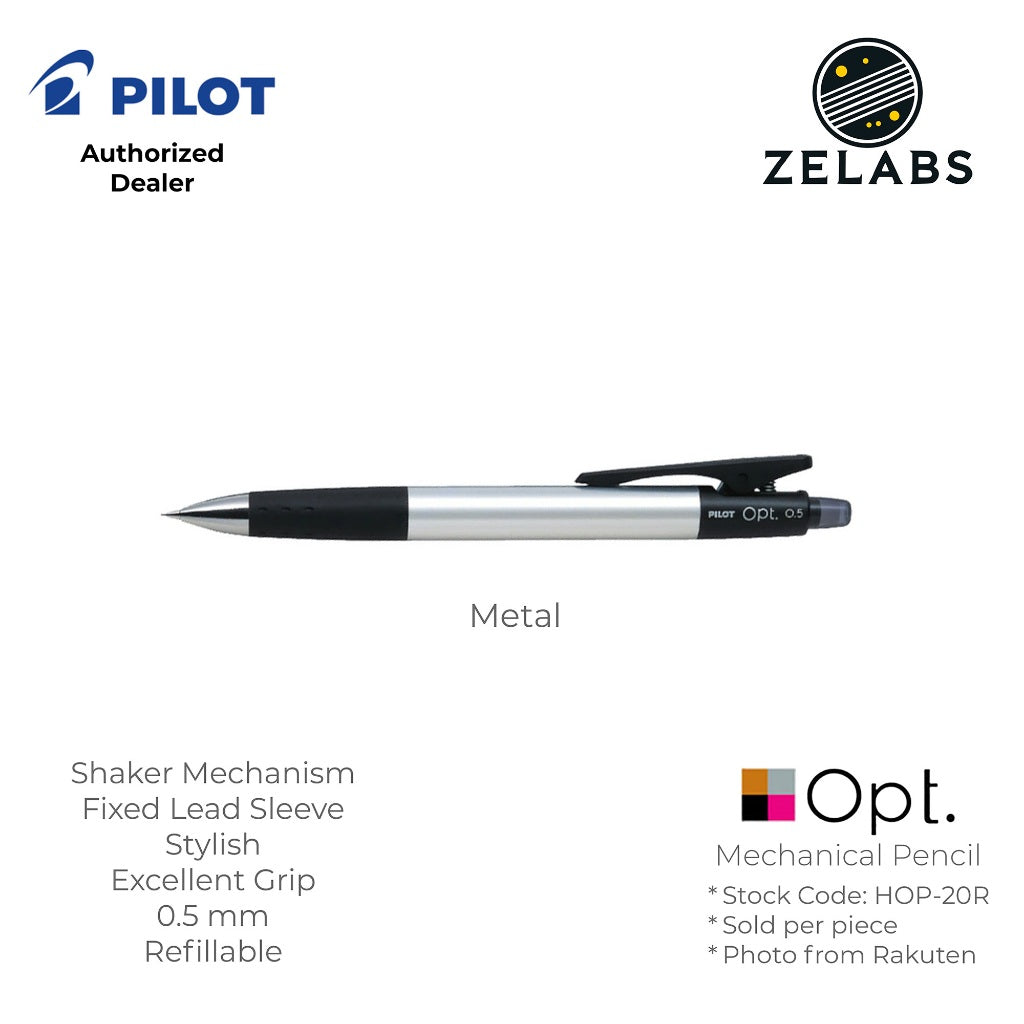 Pilot Opt Shaker Mechanical Pencil - HOP-20R - 0.5mm