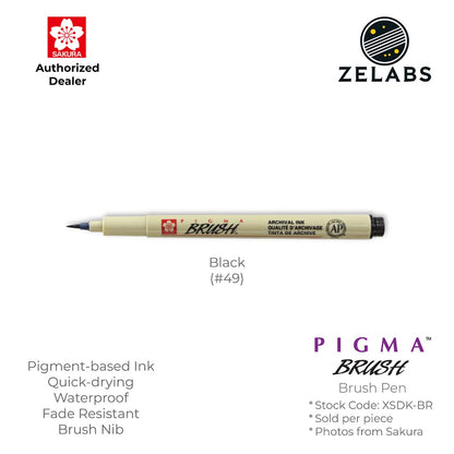 Sakura Pigma Brush Pen - Authentic - XSDK-BR