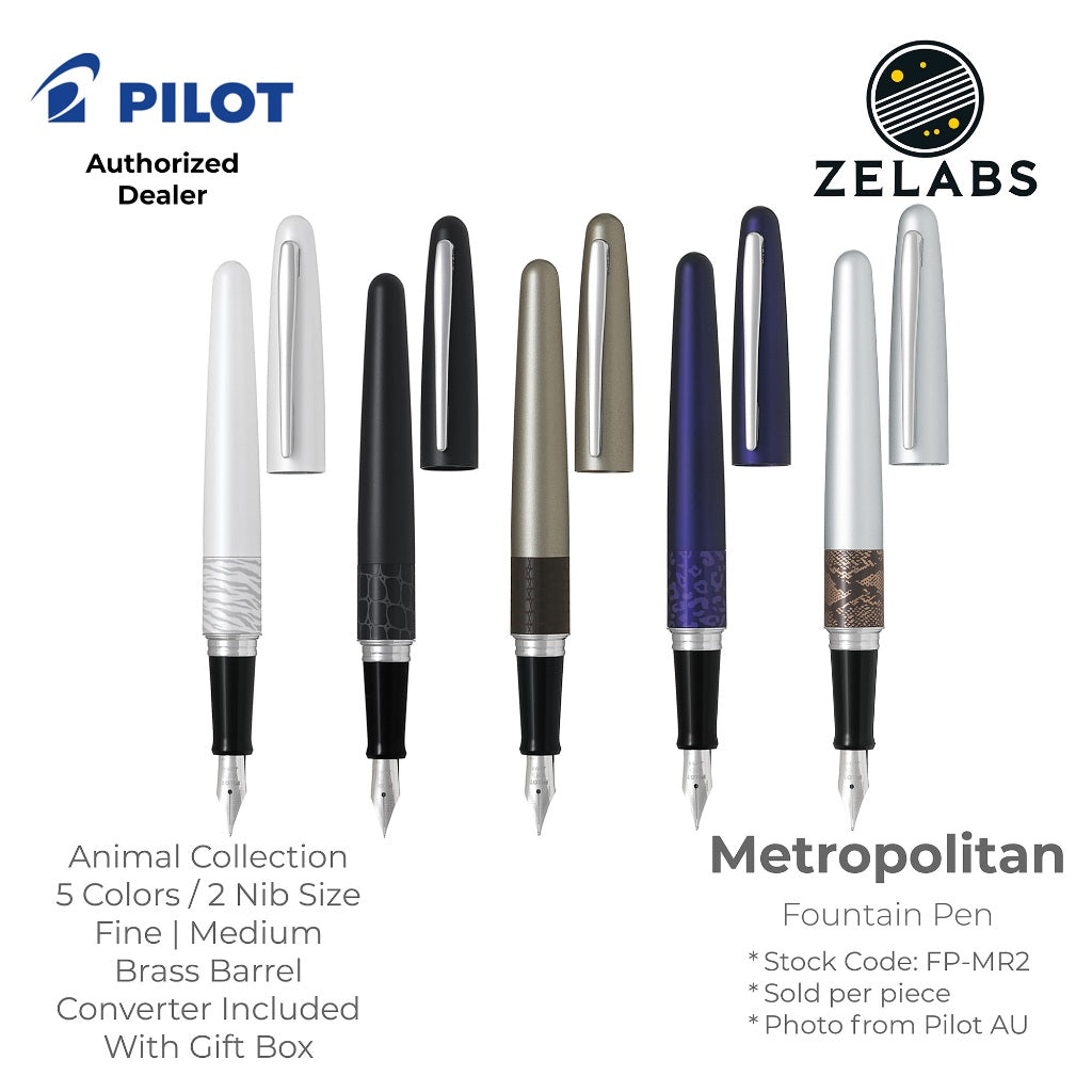 Pilot Metropolitan Fountain Pen - Animal Collection - FP-MR2 - Fine | Medium