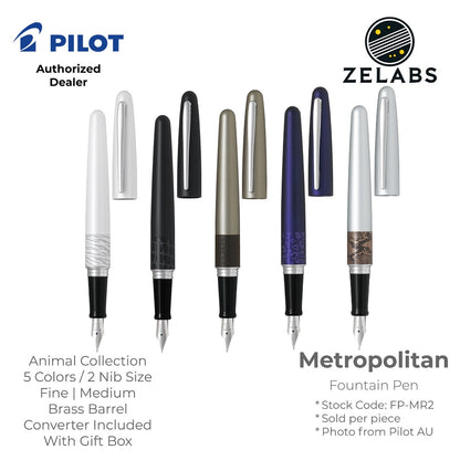 Pilot Metropolitan Fountain Pen - Animal Collection - FP-MR2 - Fine | Medium