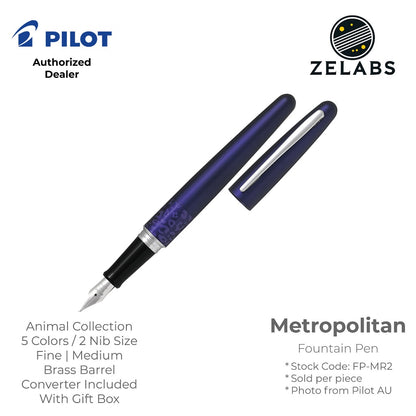 Pilot Metropolitan Fountain Pen - Animal Collection - FP-MR2 - Fine | Medium