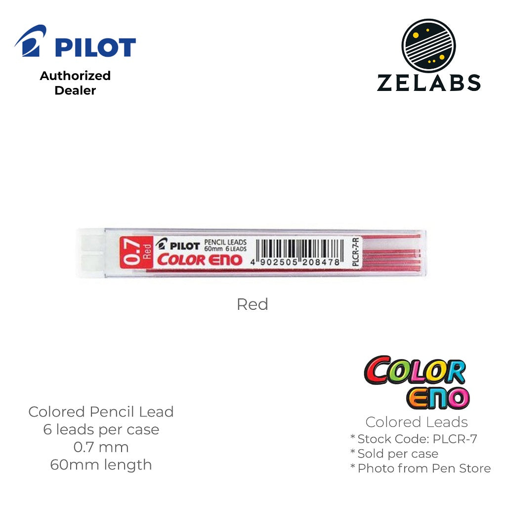 Pilot Color Eno Lead Mechanical Pencil Refill - PLCR-7 - 0.7mm