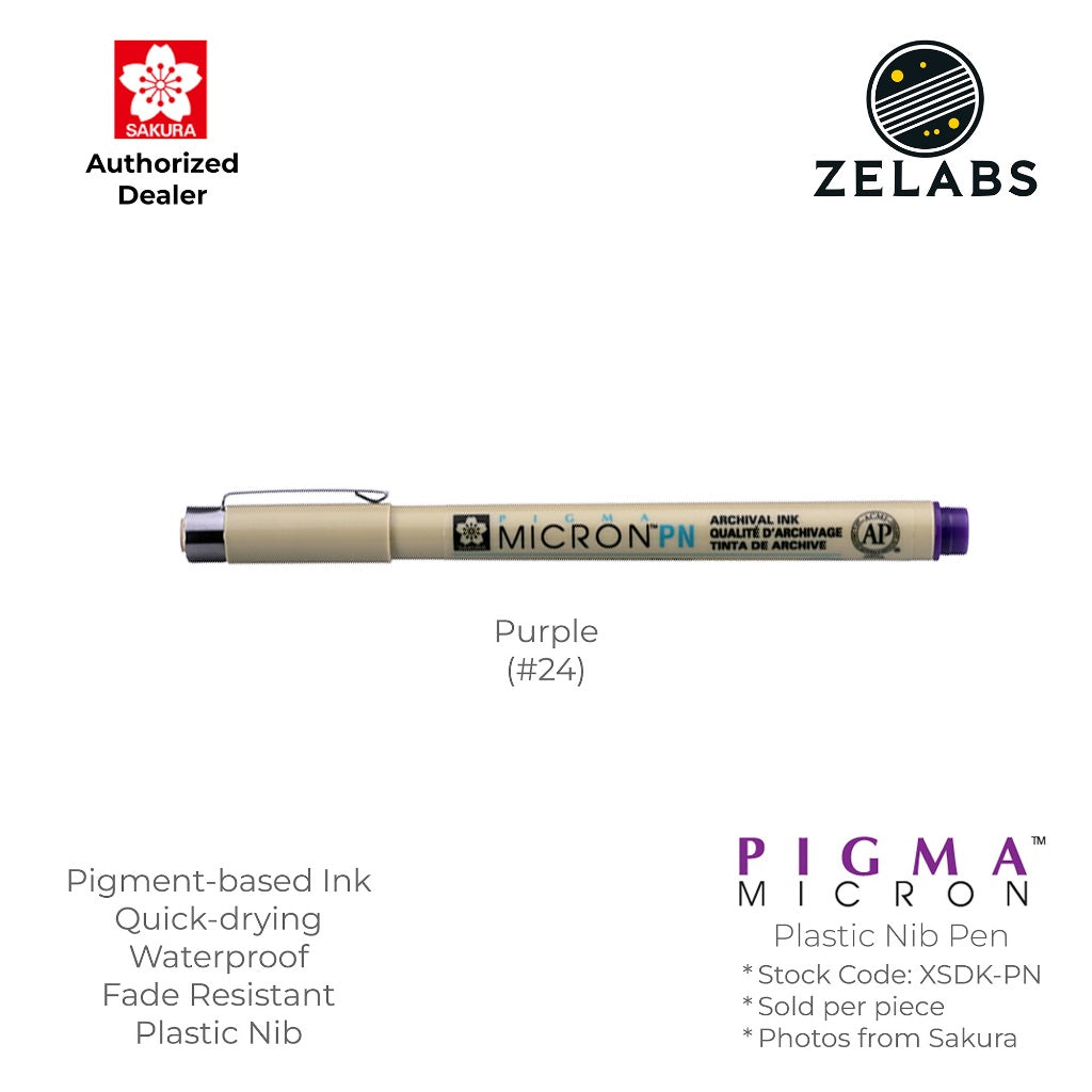 Sakura Pigma Micron PN Pen - Plastic Nib - 0.45mm - XSDK-PN