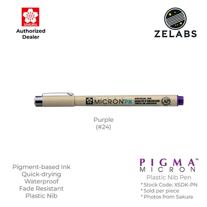 Sakura Pigma Micron PN Pen - Plastic Nib - 0.45mm - XSDK-PN