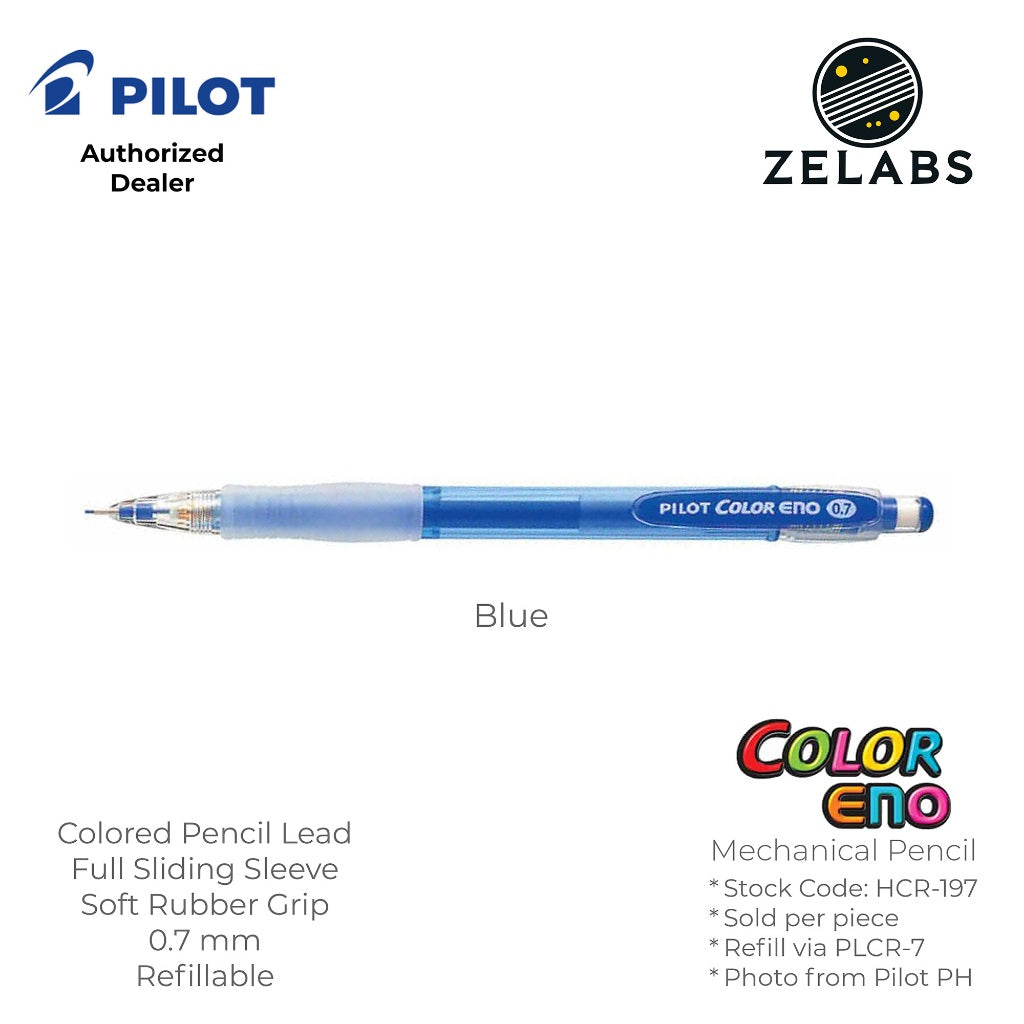 Pilot Color Eno Erasable Colored Mechanical Pencil - HCR-197 - 0.7mm