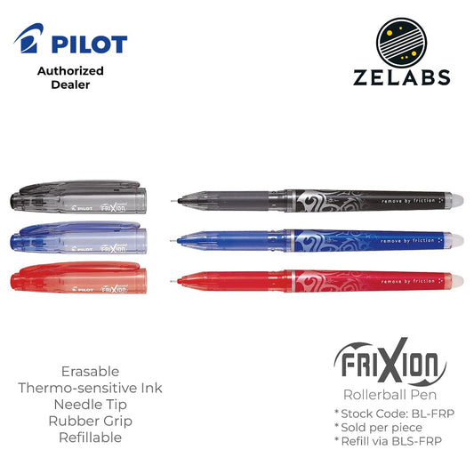 Pilot Frixion Point Erasable Rollerball Pen - BL-FRP4 | BL-FRP5 - 0.4mm | 0.5mm