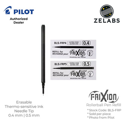 Pilot Frixion Point Erasable Rollerball Refill - BLS-FRP4 | BLS-FRP5 - 0.4mm | 0.5mm