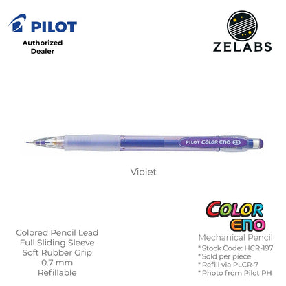Pilot Color Eno Erasable Colored Mechanical Pencil - HCR-197 - 0.7mm